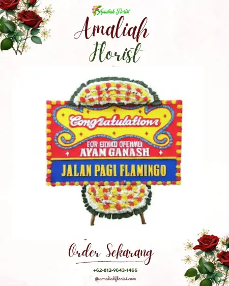 Sewa Papan Bunga Tanjung Tiram
