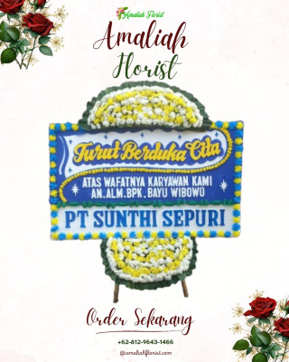Papan Bunga Duka di Tanjung Tiram