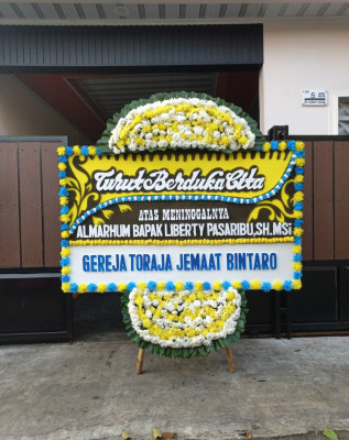 Papan Bunga Duka di Tanjung Tiram