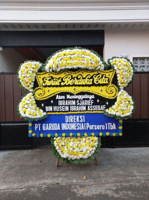 Papan Bunga Duka di Tanjung Tiram