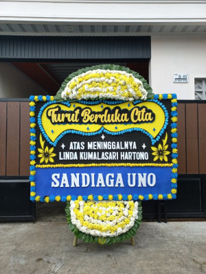 Papan Bunga Duka di Tanjung Tiram