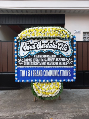 Papan Bunga Duka di Tanjung Tiram